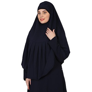 Navy blue Instant Ready-to-wear Hijab